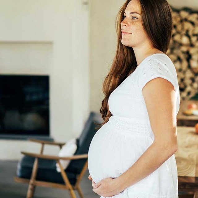 hypnobirthing pregnant woman